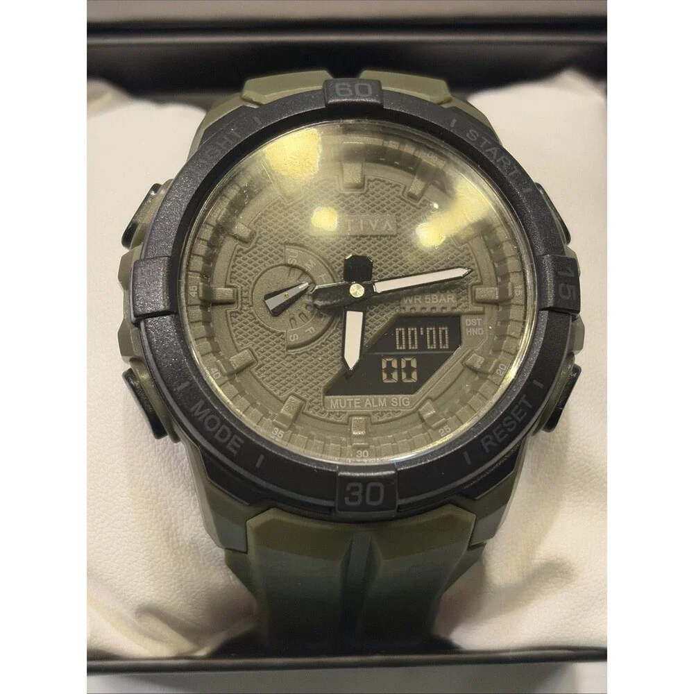 Activa X Invicta Spry Digital Essentials Men 53mm Army Green ACW2583-005